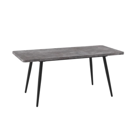 Стол BORG-140, раздвижной 140(180)х85, ДЫМЧАТАЯ КЕРАМИКА/ЧЕРНЫЙ) BORG 140